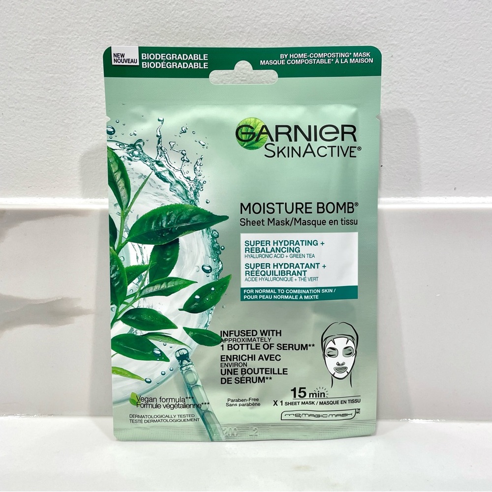 ๐ข10/$30 NEW Garnier Skin Active Moisture Bomb Hydrating & Rebalancing Sheet Mask